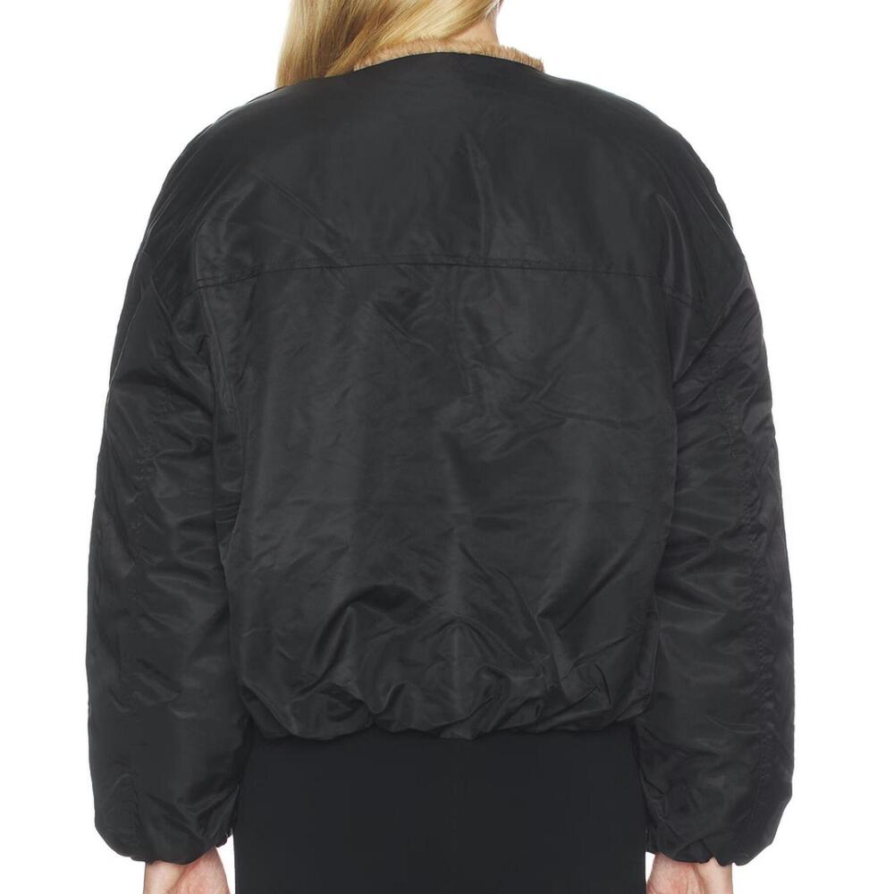 NEW LINE AND DOT camden bomber jacket in black - Picture 3 of 3